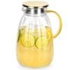 Steklen vrč za pijačo, vodo, sok, limonado, s pokrovom, 2,2 l