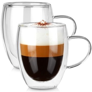 shumee Dvostenski termo kozarci za kavo in čaj 320 ml 2 kosa.