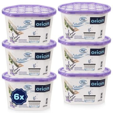 Orion Vpijalec vlage z okusom sivke ULTRA FRESH 230 g 6 kosov.