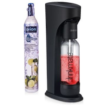 shumee Črn sifon za gazirano vodo AquaDream, komplet kartuš