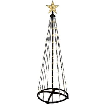 shumee Zunanje stožčasto božično drevo XXL 550 LED 300 cm