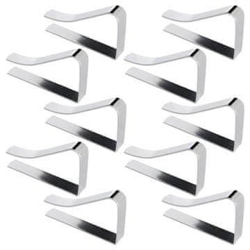 shumee Kovinske sponke za prt, 10 kosov.