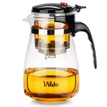 shumee Steklen vrč s sprožilcem za čaj 960 ml