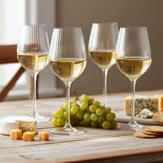 Artemis 4x komplet kozarcev za belo vino in rdečo vodo 380 ml