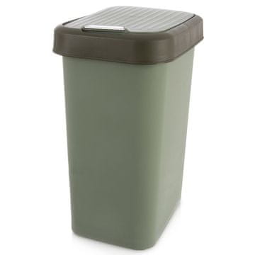 shumee Zelen plastični koš za odpadke 25 l