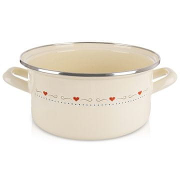 shumee Krem emajliran lonec TONCA 24 cm, 4 l