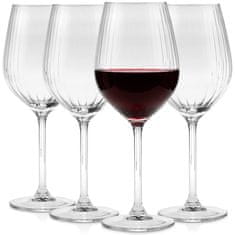 Artemis 4x komplet kozarcev za belo vino in rdečo vodo 490 ml