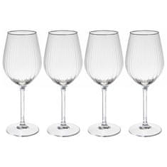 Artemis 4x komplet kozarcev za belo vino in rdečo vodo 490 ml