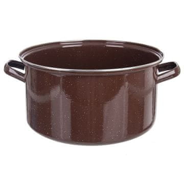 Orion Rjav emajliran lonec RJAV 36 cm, 15 l