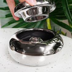 shumee Srebrni dolomitni pepelnik, okrogel, 11 cm