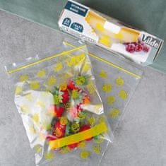 shumee Vrečke za hrano z zadrgo 18x23 cm 20 kosov.