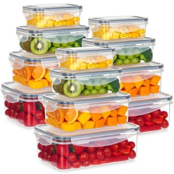shumee Posode za hrano s pokrovom in tesnilom 12 kosov.