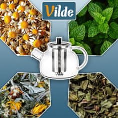 Vilde Čajnik iz toplotno odpornega stekla z infuzerjem 850 ml