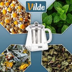 shumee Čajnik iz toplotno odpornega stekla z infuzerjem 490 ml