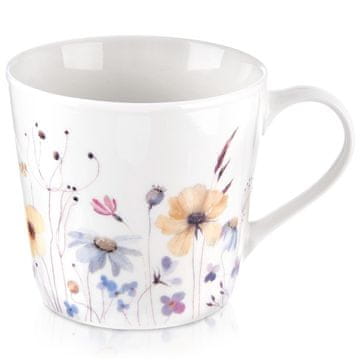 shumee Porcelanasta skodelica z motivom rož 430 ml