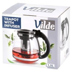 shumee Čajnik iz toplotno odpornega stekla z infuzerjem 1,5 l