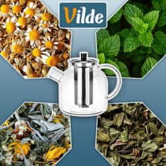 shumee Čajnik iz toplotno odpornega stekla z infuzerjem 1,2 l