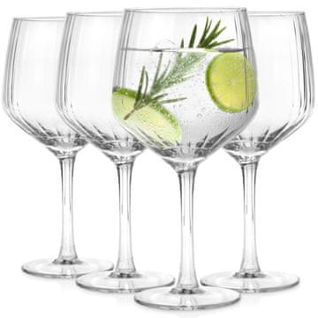 shumee Stekleni kozarci za gin 580 ml 4 kosi.