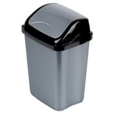 Artemis Plastični koš za odpadke, nagibni, pisarniški, kopalniški, kuhinjski, 10 l