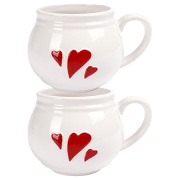 shumee Keramična skodelica SRCE 430 ml 2 kosa.