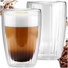 shumee Dvostenski termo kozarci za kavo in čaj 350 ml 2 kosa.