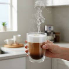 shumee Dvostenski termo kozarci za kavo in čaj 350 ml 2 kosa.
