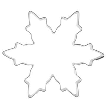Orion Modelček za piškote v obliki snežinke iz jekla 10 cm