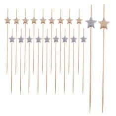 Artemis 20x božični zobotrebci, nabodala, nabiralci za prigrizke, zamaški, 12 cm