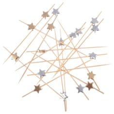 Artemis 20x božični zobotrebci, nabodala, nabiralci za prigrizke, zamaški, 12 cm