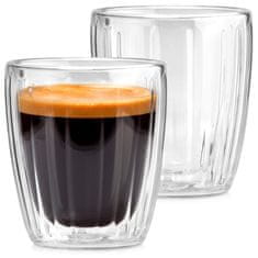 shumee Dvostenski termo kozarci za espresso kavo 120 ml 2 kosa.
