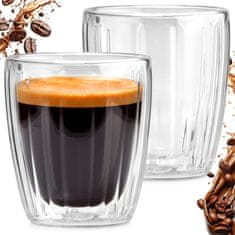 shumee Dvostenski termo kozarci za espresso kavo 120 ml 2 kosa.