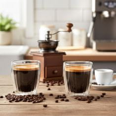 shumee Dvostenski termo kozarci za espresso kavo 120 ml 2 kosa.