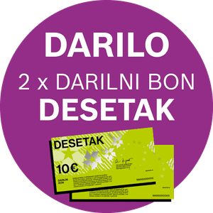 Prejmite DARILO: dva darilna bona Desetak