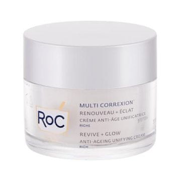 ROC Multi Correxion Revive + Glow Anti-Ageing Unifying Cream hranljiva krema proti gubam za ženske