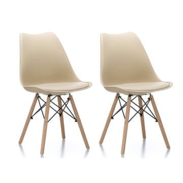 Aga 2x Jedilni stol MR2035 Bež