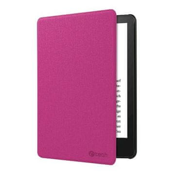 C-TECH PROTECT etui za Amazon Kindle PAPERWHITE 2024/COLORSOFT, funkcija WAKE/SLEEP, trda vezava, AKC-21, roza