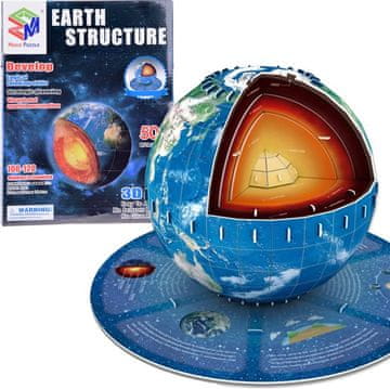 JOKOMISIADA 3D sestavljanka Planet Zemlja - struktura 50 kosov