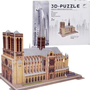 JOKOMISIADA 3D sestavljanka Katedrala Notre Dame, Pariz 77 kosov