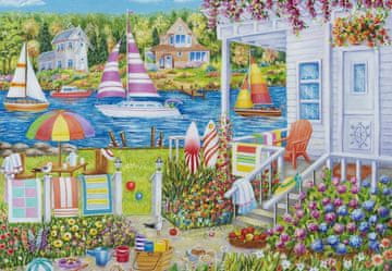 Grafika Puzzle Hiša ob vodi 1000 kosov