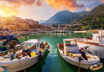 ALIPSON Puzzle Ladje v sicilijanskem pristanišču 1000 kosov