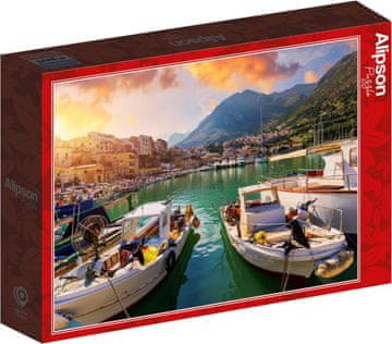 ALIPSON Puzzle Ladje v sicilijanskem pristanišču 1000 kosov