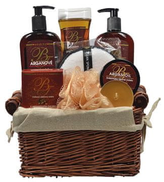 VIVACO Arganov darilni paket v pleteni košari