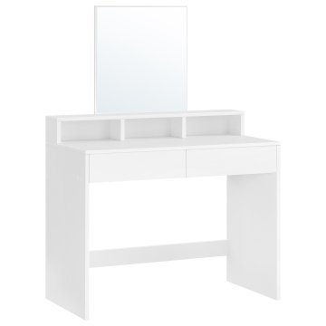 Songmics Toaletna mizica, 80x40x140 cm, bela