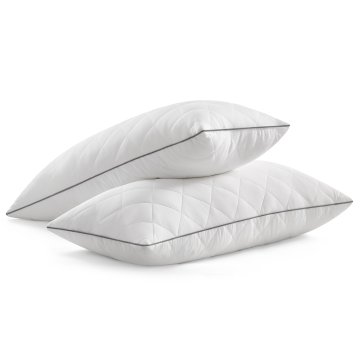 Songmics Vzglavnik, komplet 2 kosov, 80x40x10 cm, bela