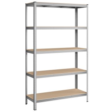 Songmics Regalna enota, 60x120x200 cm, srebrna