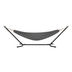 Songmics Viseča mreža s stojalom, 300x120x93 cm, siva