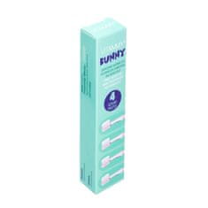 Vitammy Bunny Nadomestni ročaji za zobno ščetko Bunny 4 kosi, 0-3 leta