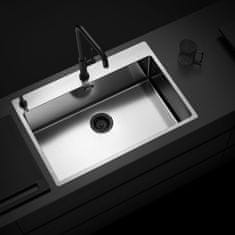 TASCA ASOLO 50 Enojno inox pomivalno korito 540×510 mm za omarico 60 cm