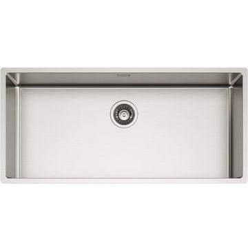 TASCA CANOVA 90 enojno inox kuhinjsko korito 940×440 mm za 100 cm omarico, brez odcejalnika