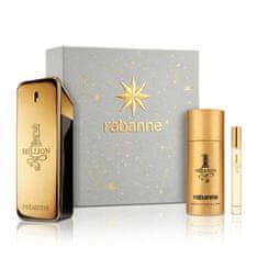 Paco Rabanne 1 Million Set toaletna voda 100 ml + dezodorant 150 ml + toaletna voda 10 ml za moške